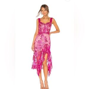 Eva Midi Dress in Fuchsia
Bronx and Banco M